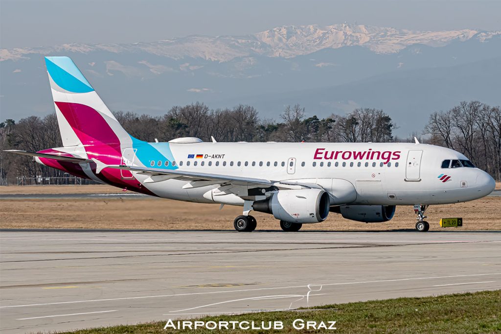 Eurowings Airbus A319-112 D-AKNT