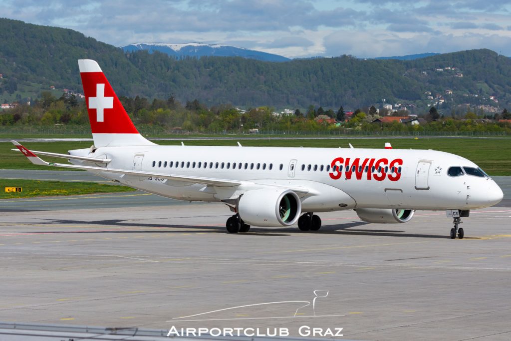 Swiss Airbus A220-371 HB-JCS