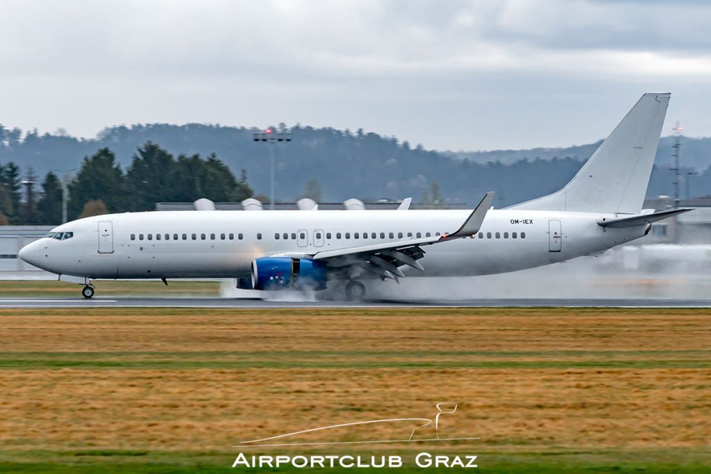 Badr Airlines Boeing 737-8BK OM-IEX