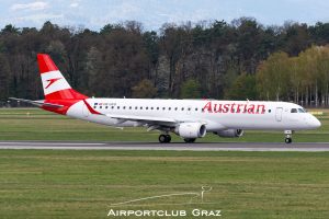 Austrian Airlines Embraer 195 OE-LWD