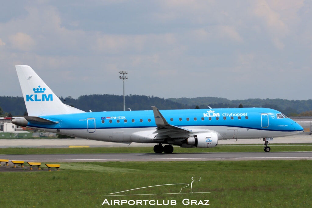 KLM Cityhopper Embraer 175 PH-EXK