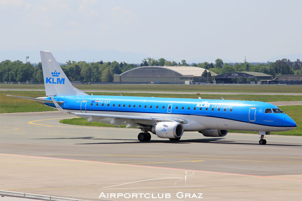 KLM Cityhopper Embraer 190 PH-EZF