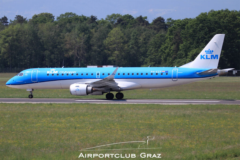 KLM Cityhopper Embraer 190 PH-EZF