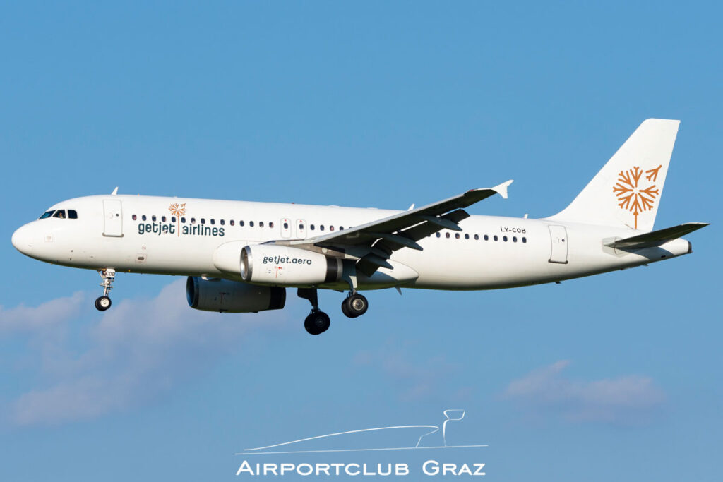 GetJet Airlines Airbus A320-232 LY-COB