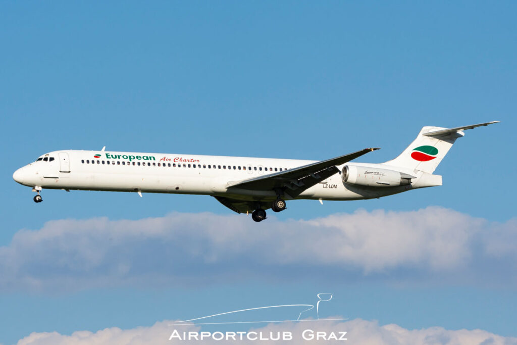 European Air Charter McDonnell Douglas MD-82 LZ-LDM