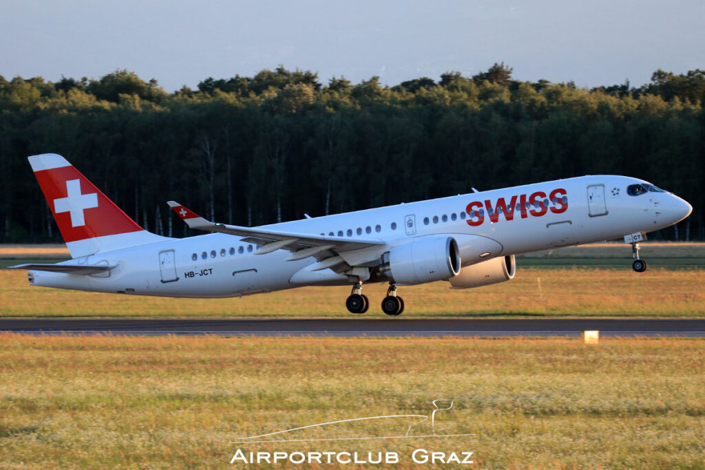 Swiss Airbus A220-371 HB-JCT