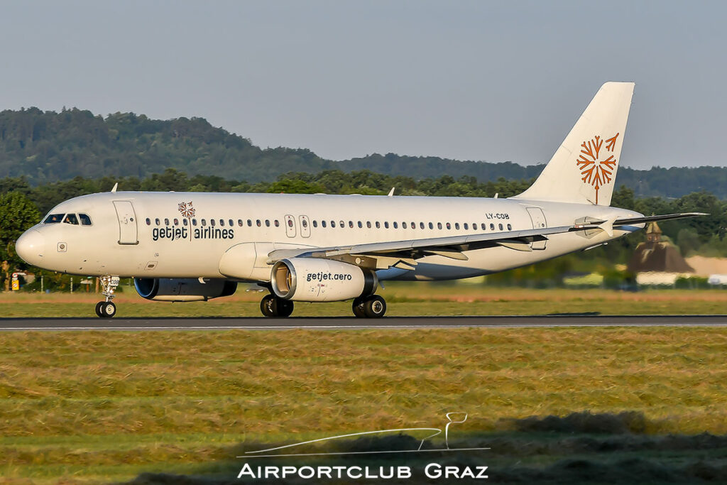 GetJet Airlines Airbus A320-232 LY-COB