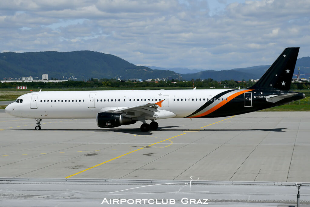 Titan Airways Airbus A321-211 G-POWW