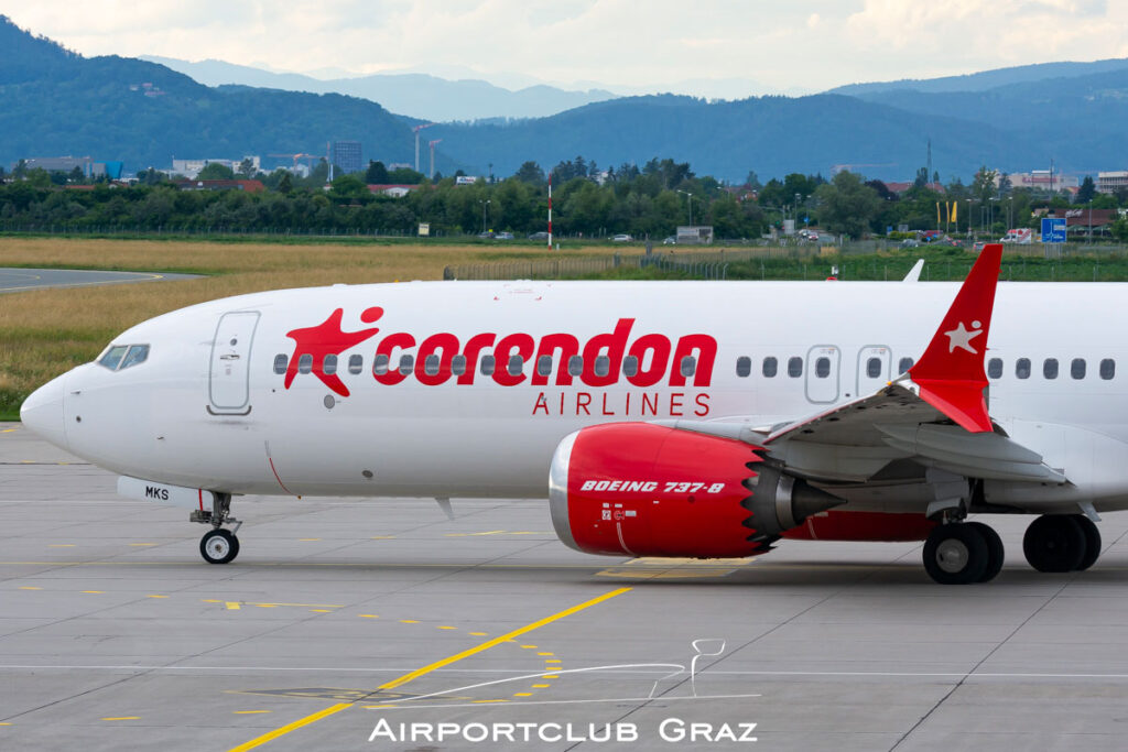 Corendon Airlines Boeing 737-8 MAX TC-MKS