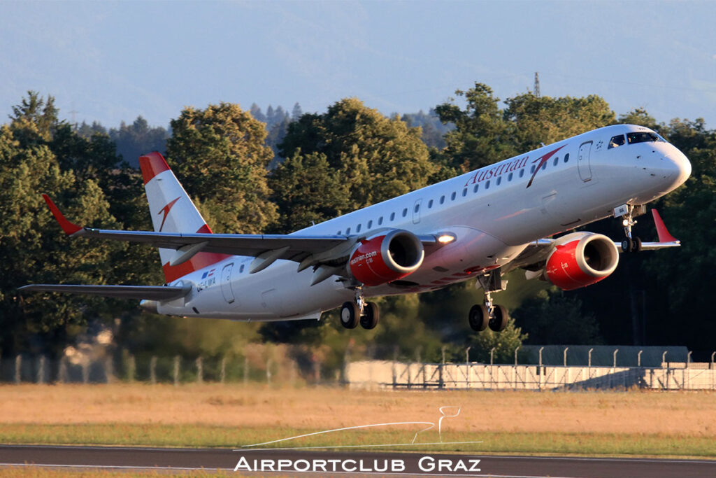 Austrian Airlines Embraer 195 OE-LWA