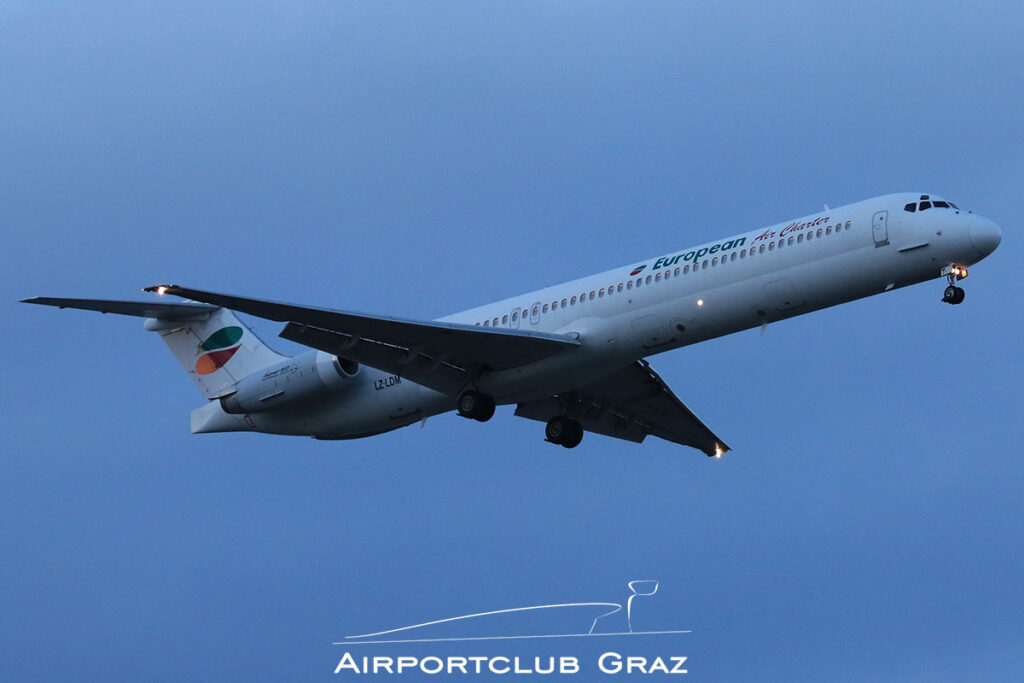 European Air Charter McDonnell Douglas MD-82 LZ-LDM