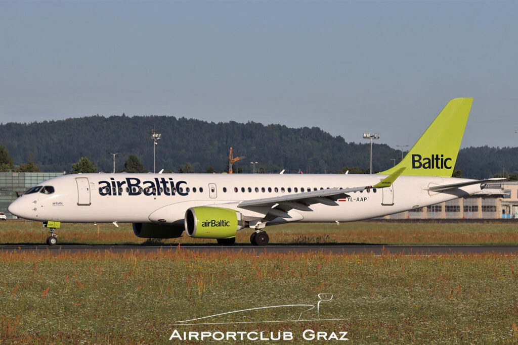 Air Baltic Airbus A220-371 YL-AAP