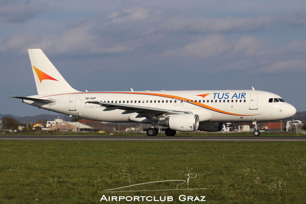 Tus Airways Airbus A320-214 5B-DDP