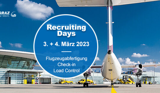 Erste Recruiting Days am Flughafen Graz
