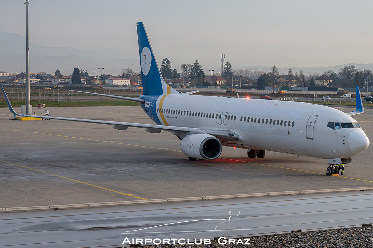 KlasJet Boeing 737-8Q8 LY-PMI