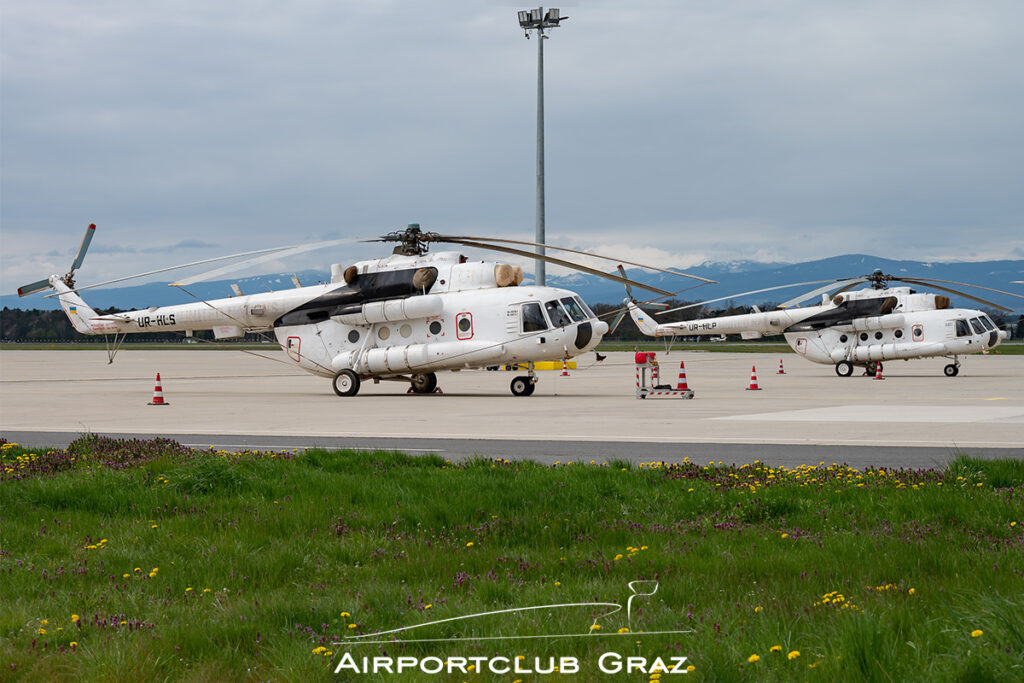 Ukrainian Helicopters Mil Mi-8MTV UR-HLP UR-HLS