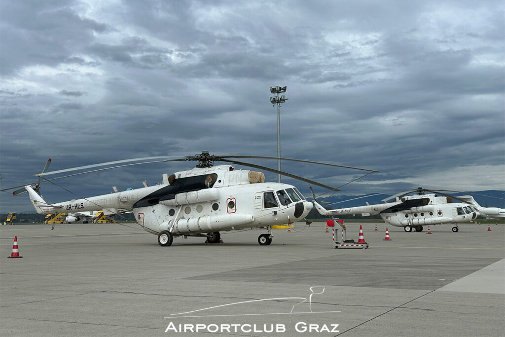 Ukrainian Helicopters Mil Mi-8MTV UR-HLP UR-HLS