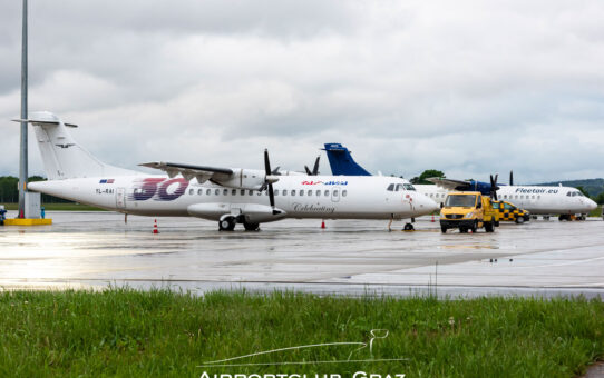 ATR 72 Frachter in Graz