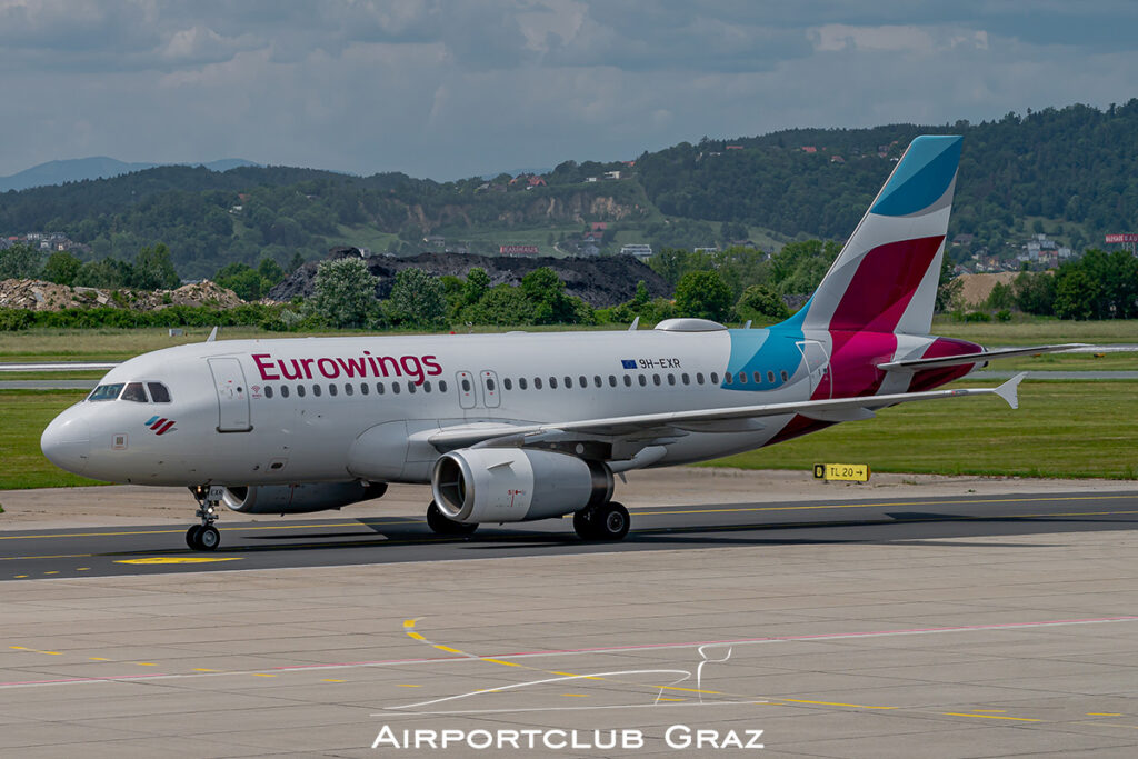 Eurowings Europe Malta Airbus A319-132 9H-EXR