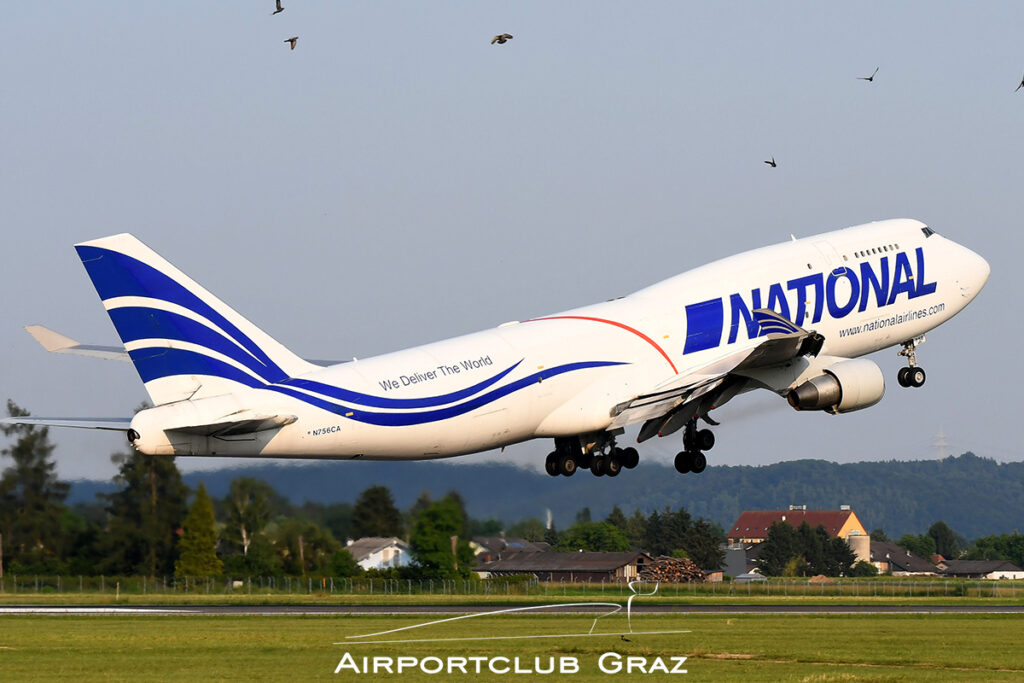 National Airlines Boeing 747-412(BCF) N756CA