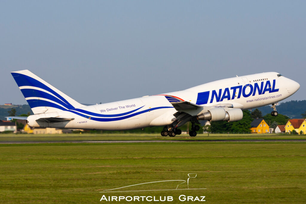 National Airlines Boeing 747-412(BCF) N756CA