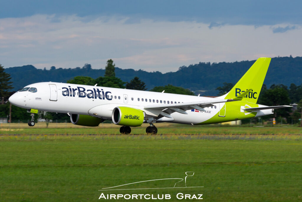 Air Baltic Airbus A220-371 YL-AAX