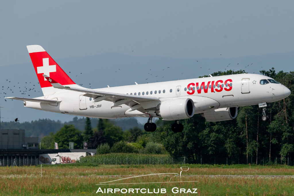 Swiss Airbus A220-171 HB-JBF