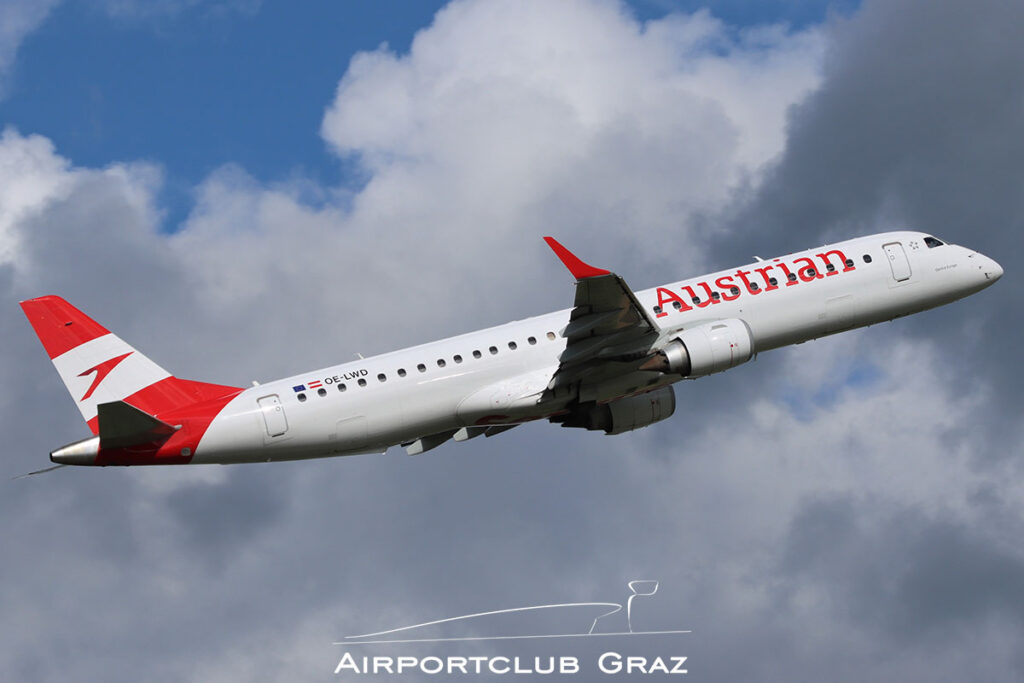 Austrian Airlines Embraer 195 OE-LWD