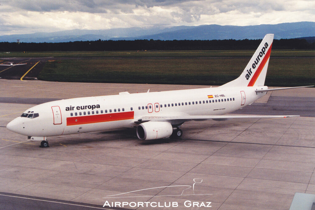 Air Europa Boeing 737-85P EC-HBL