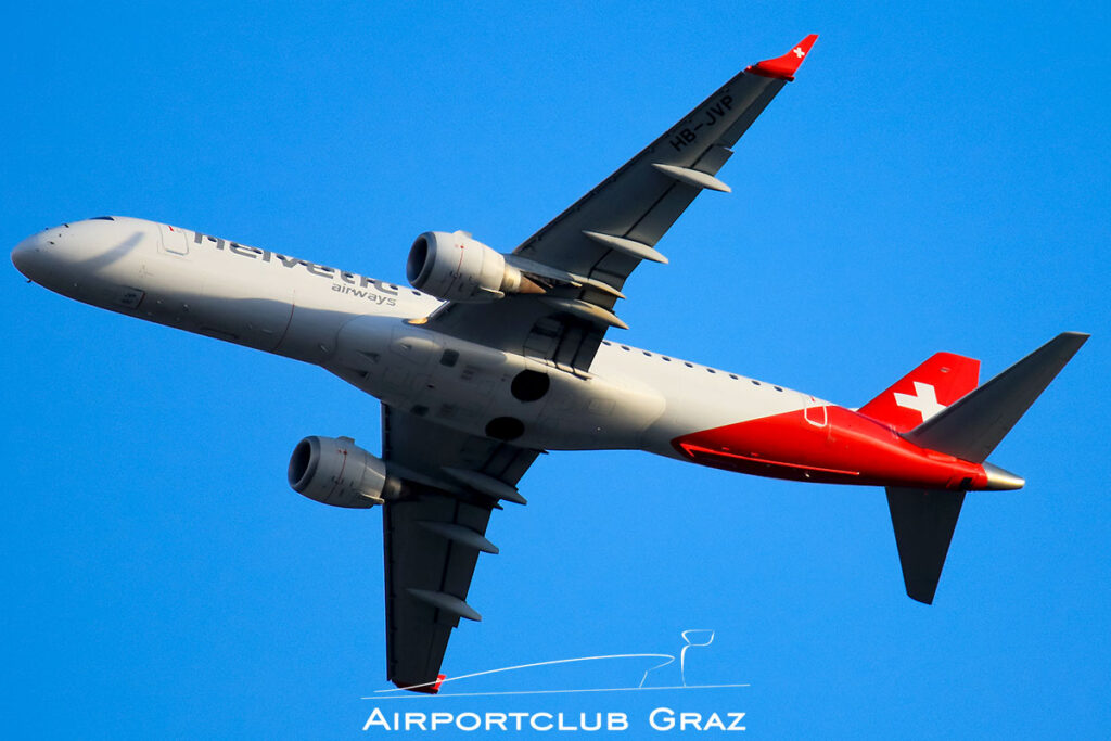 Helvetic Airways Embraer 190 HB-JVP