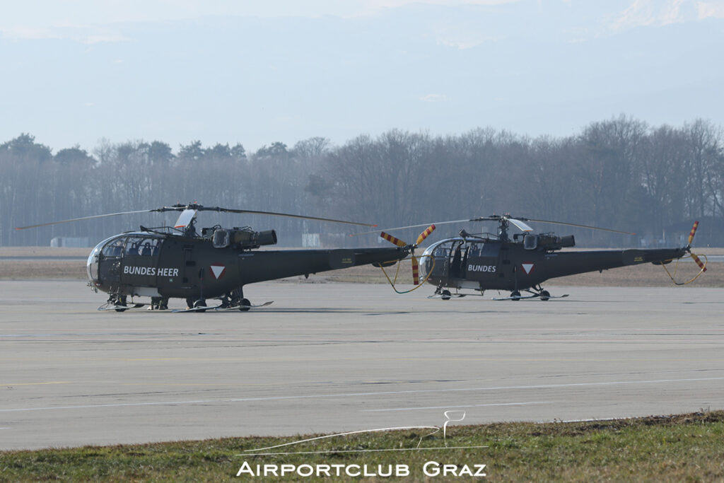 Bundesheer Aérospatiale SA 316B Alouette III 3E-KU