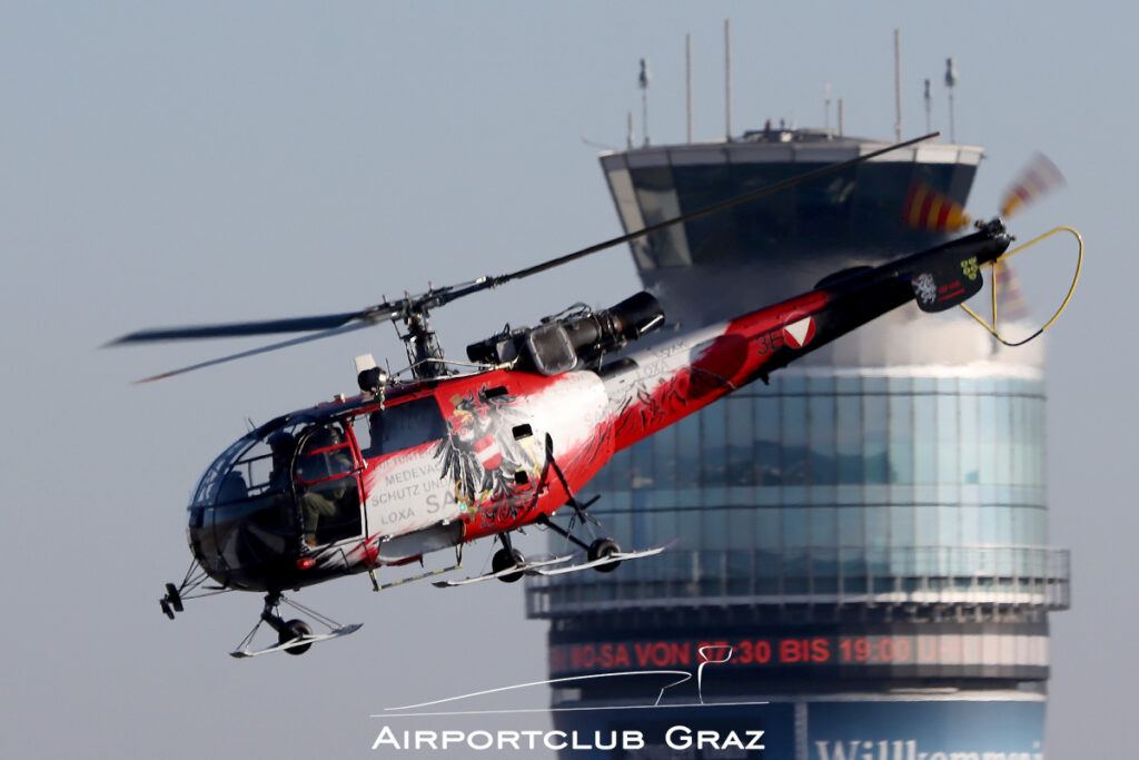 Bundesheer Aérospatiale SA 316B Alouette III 3E-KZ