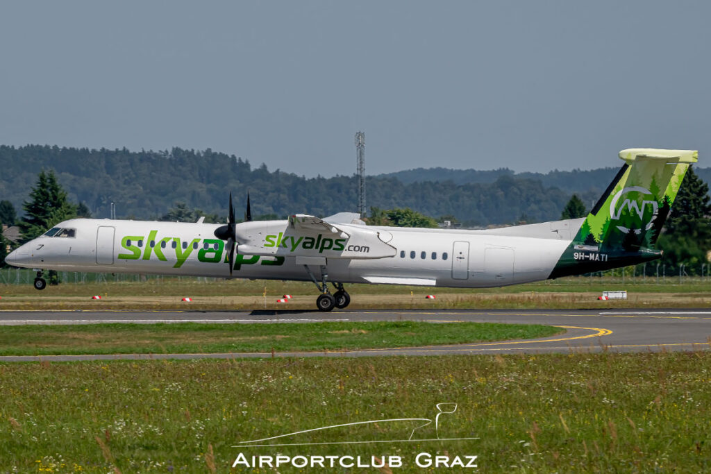SkyAlps Dash 8-402 9H-MATI