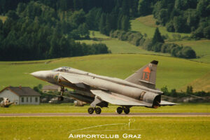 Swedish Air Force Historic Flight Saab JA37D Viggen