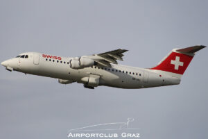 Swiss Avro RJ100 HB-IXU