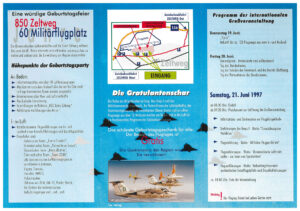 Flyer Internationaler Flugtag 1997