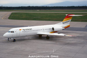 Tyrolean Airways Fokker 70 OE-LFI