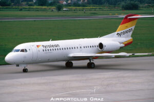 Tyrolean Airways Fokker 70 OE-LFJ