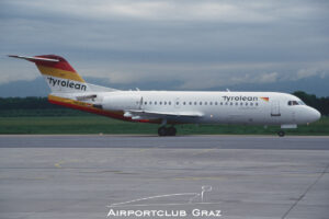 Tyrolean Airways Fokker 70 OE-LFL