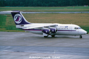 Debonair BAe 146-200 G-DEBC