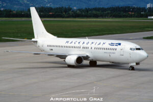 Macedonian Airlines Boeing 737-46J SX-BMB