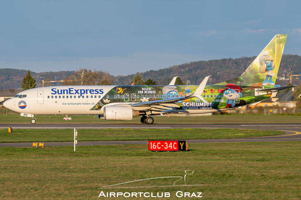 SunExpress Boeing 737-8EH TC-SPY