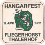 Bierdeckel Hangerfest Fliegerhorst Thalerhof 12.06.1982