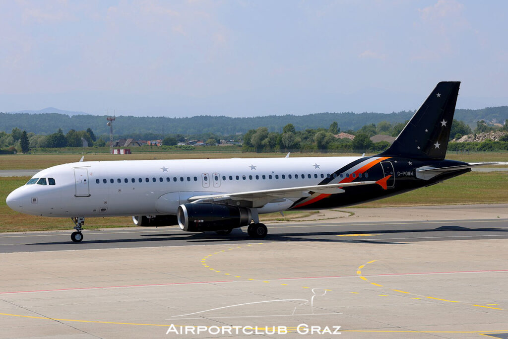 Titan Airways Airbus A320-232 G-POWM