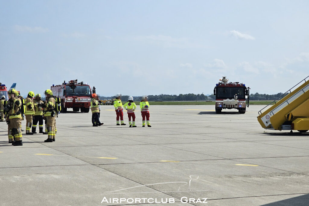 easyJet Notlandung am Graz Airport