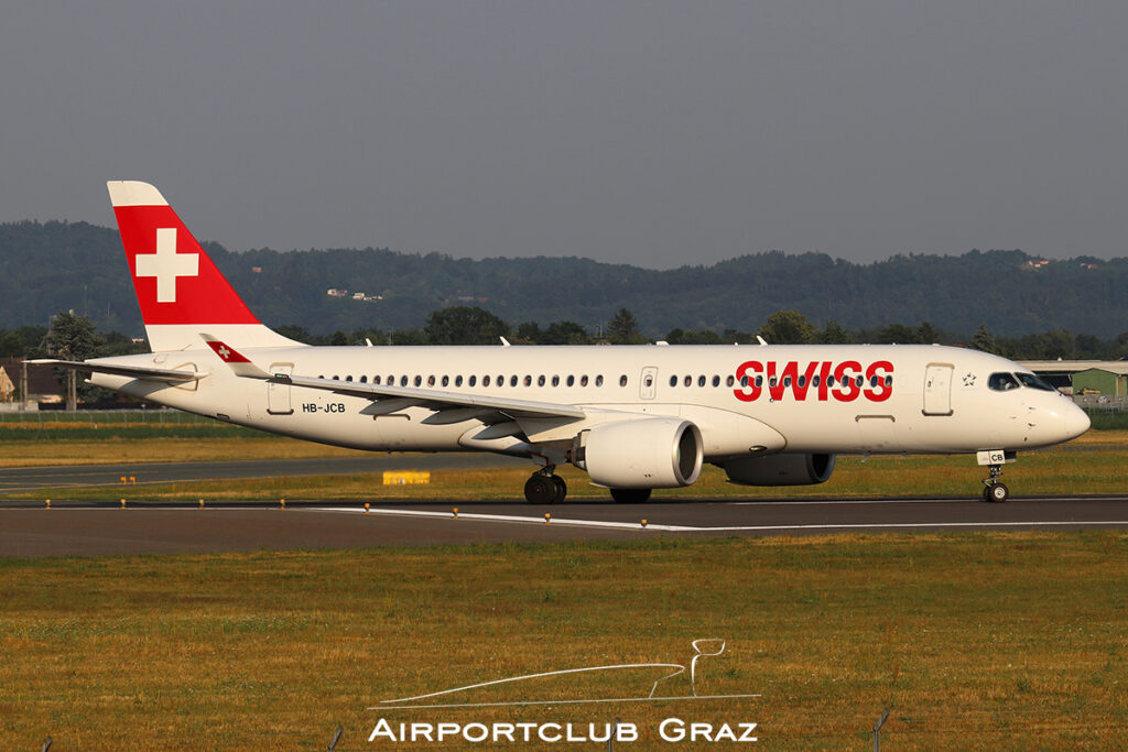 Swiss Airbus A220-371 HB-JCB