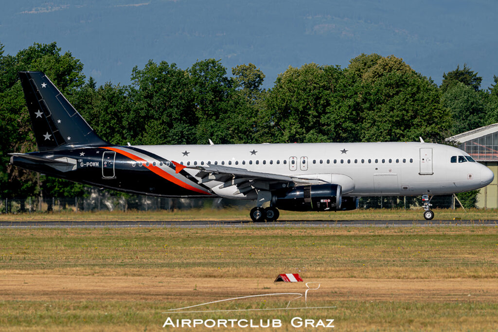 Titan Airways Airbus A320-232 G-POWM