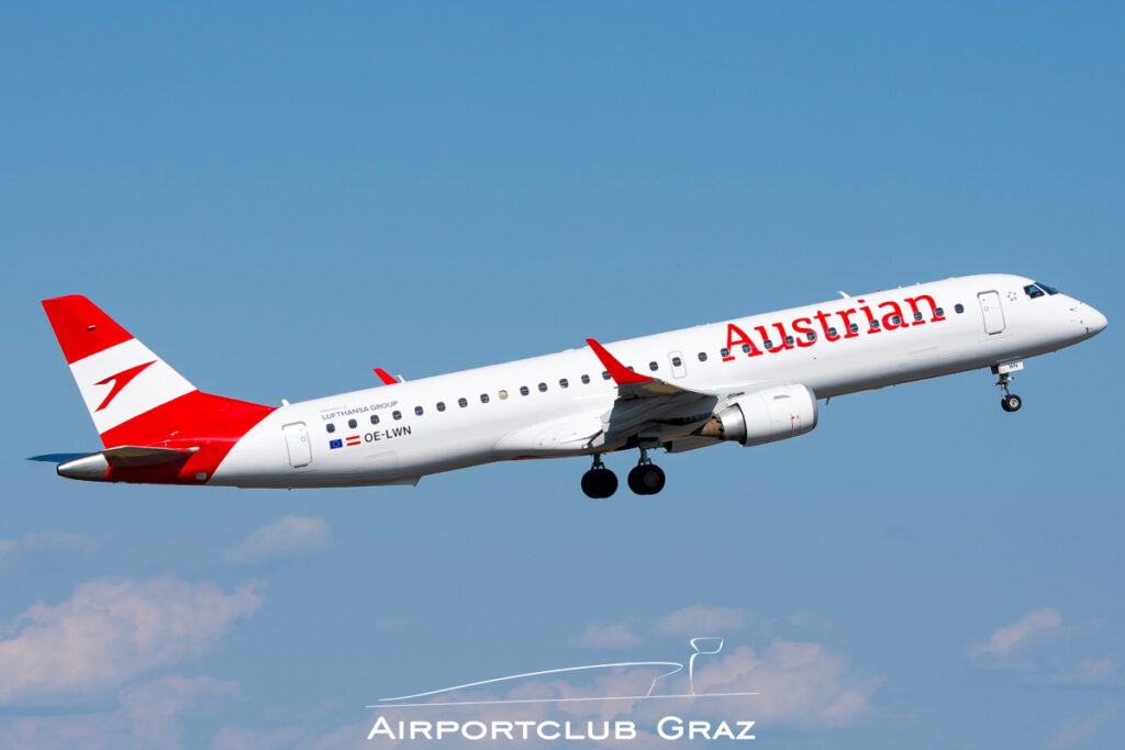Austrian Airlines Embraer 195 OE-LWN