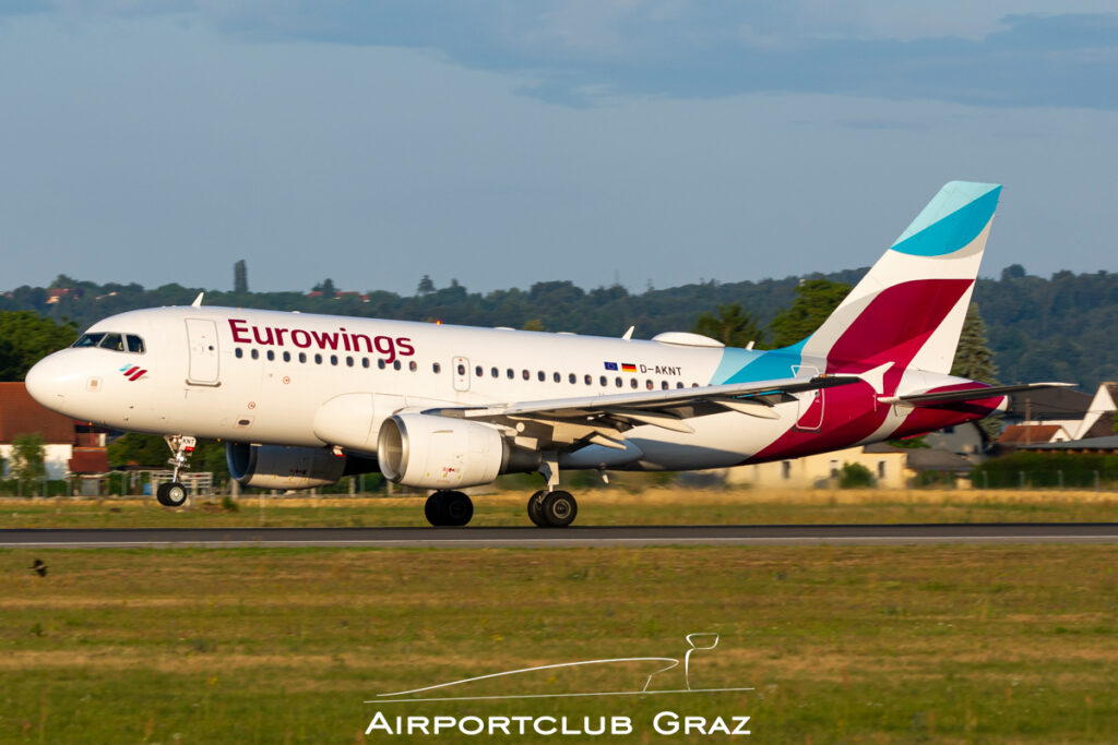 Eurowings Airbus A319-112 D-AKNT