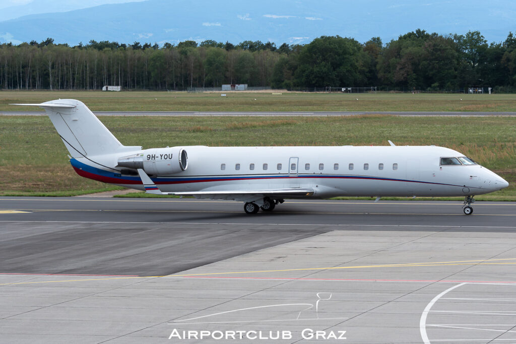 Air X Charter Bombardier CL-600-2B19 Challenger 850 9H-YOU